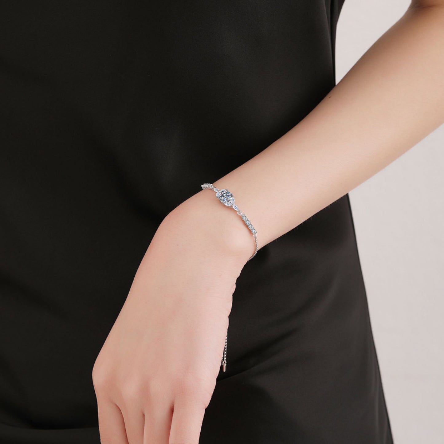 1 Carat Moissanite & Zircon Bracelet -Moissanite Jewelry for Women