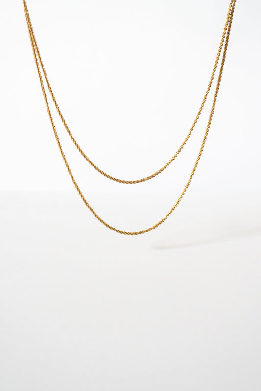 14K Gold-Plated Dainty Layered Necklace