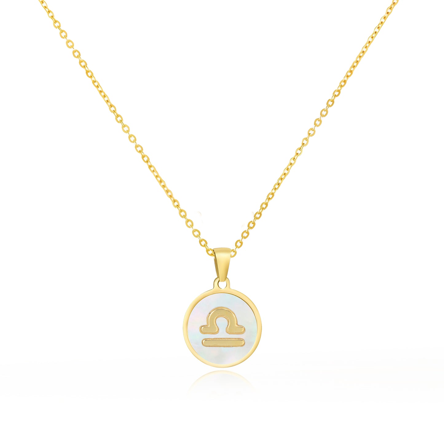 14K Gold Plated 12 Zodiac Golden Necklace
