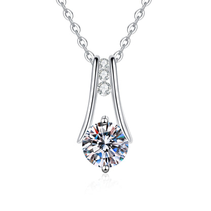 1 Carat Teardrop Pendant  18–20 Inch Chain