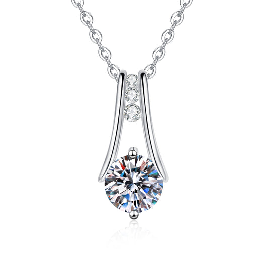 1 Carat Teardrop Pendant  18–20 Inch Chain