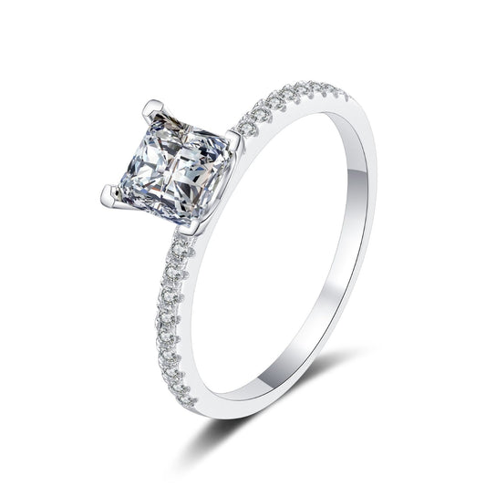 Moissanite Promise Ring for Women