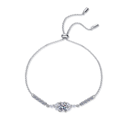 1 Carat Moissanite & Zircon Bracelet -Moissanite Jewelry for Women