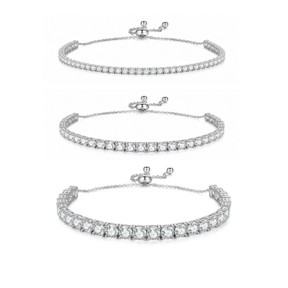 Moissanite Tennis Bracelet 3 Sizes