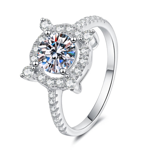 Moissanite Engagement Ring for Women