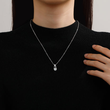 1 Carat Teardrop Pendant  18–20 Inch Chain