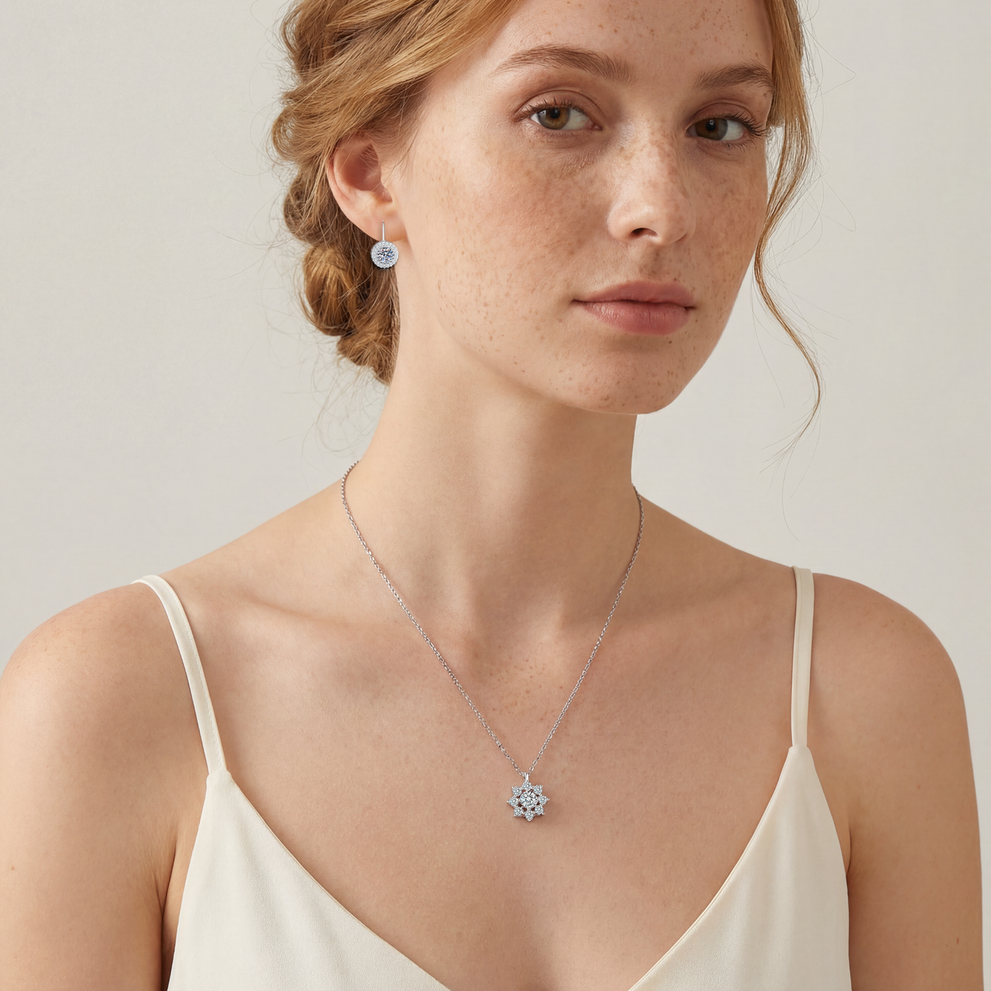 Moissanite Huggie Hoop Earrings for Women
