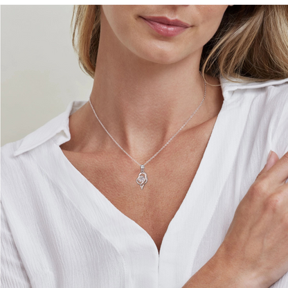 1 carat Heart-Shaped Moissanite Pendant Necklace for Women