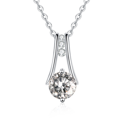 1 Carat Teardrop Pendant  18–20 Inch Chain