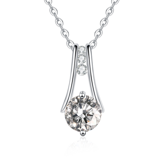 1 Carat Teardrop Pendant  18–20 Inch Chain