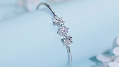 1 Carat X Letter Moissanite Bracelet - Moissanite Gemstone Jewelry for Women