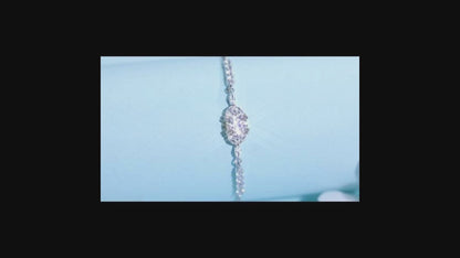 1 Carat Moissanite & Zircon Bracelet -Moissanite Jewelry for Women