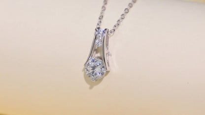 1 Carat Teardrop Pendant  18–20 Inch Chain