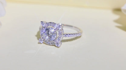 Moissanite Engagement Ring for Women